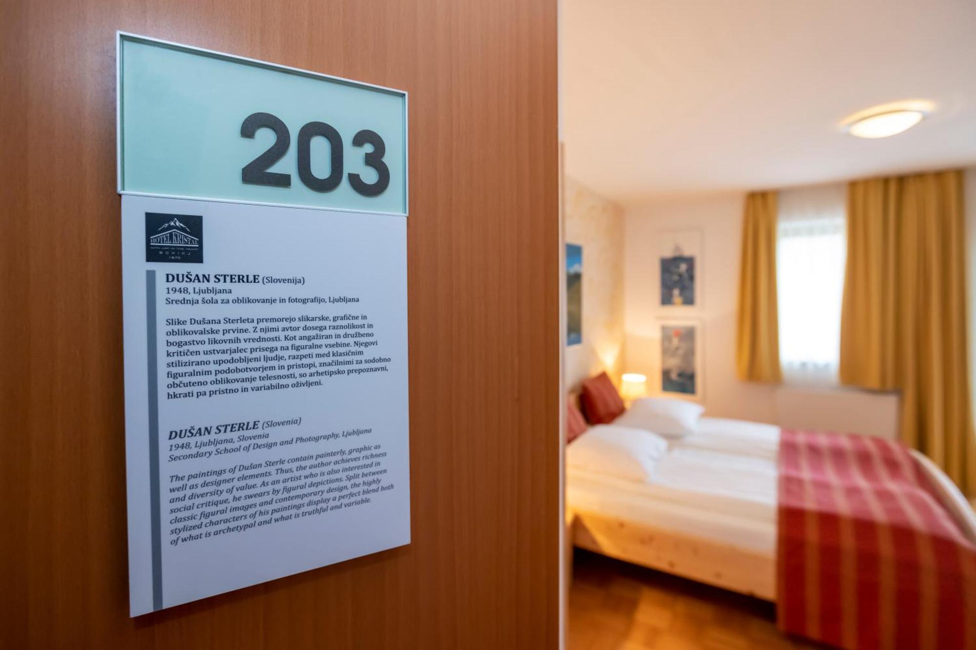 Art Hotel Kristal Bohinj Bagian luar foto